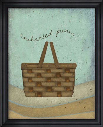 Framed Enchanted Picnic Print