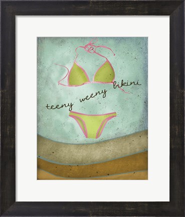 Framed Teeny Weeny Bikini Print
