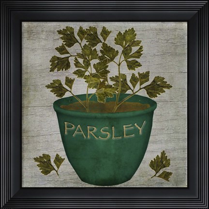 Framed Herb Parsley Print