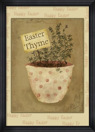 Framed Easter Thyme Print