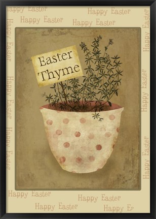 Framed Easter Thyme Print