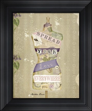 Framed Spread Your Love Print