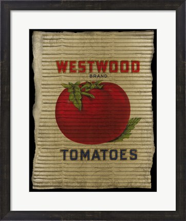 Framed Vintage Tomatoes Print