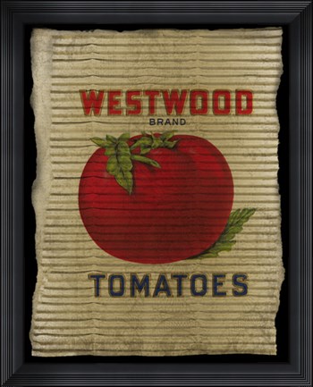 Framed Vintage Tomatoes Print