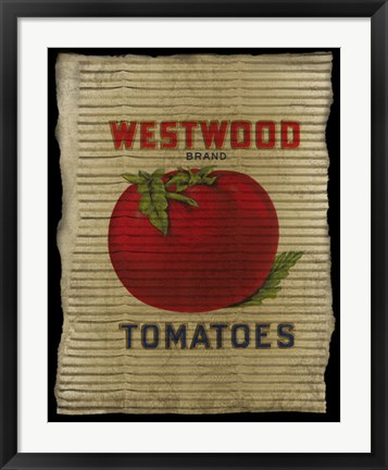 Framed Vintage Tomatoes Print