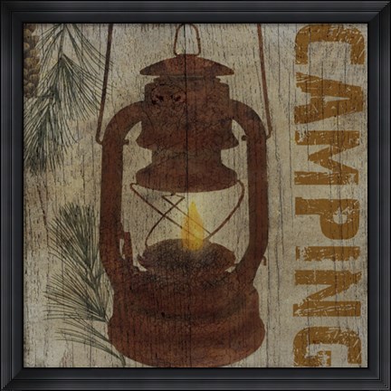 Framed Camping Print