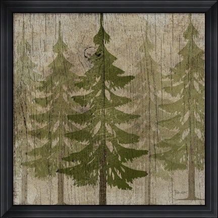 Framed Pines Print