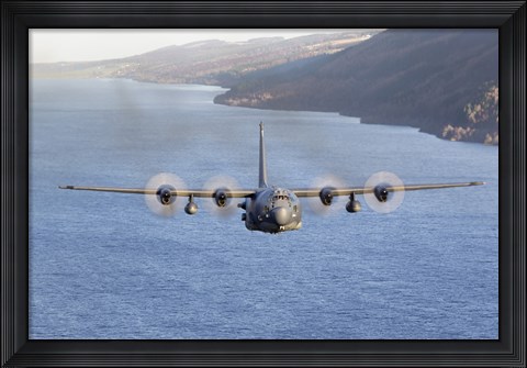 Framed MC-130H Combat Talon II Over Loch Ness, Scotland Print