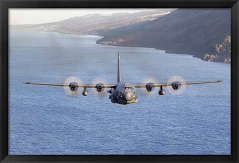 Framed MC-130H Combat Talon II Over Loch Ness, Scotland Print