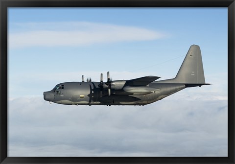 Framed MC-130P Combat Shadow in flight (side view) Print