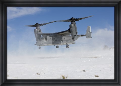 Framed CV-22 Osprey Takes Off Print