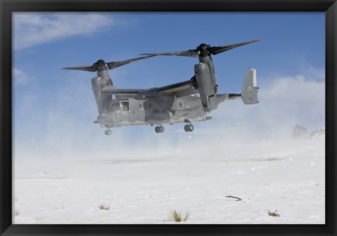 Framed CV-22 Osprey Takes Off Print