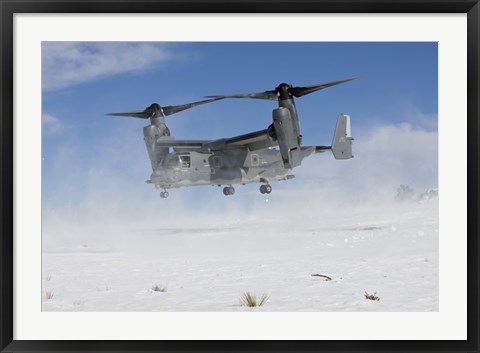 Framed CV-22 Osprey Takes Off Print