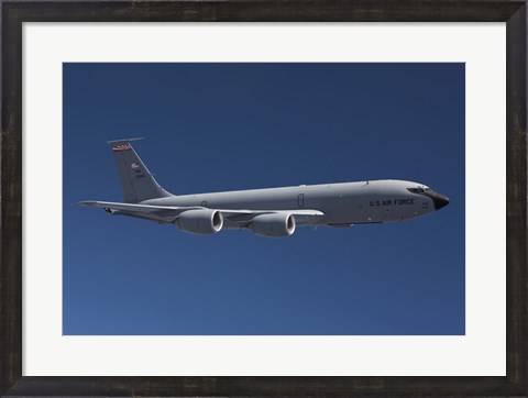 Framed KC-135R over Arizona Print