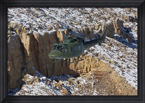 Framed UH-1N Twin Huey, Kirtland Air Force Base, New Mexico Print