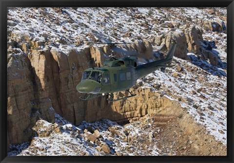 Framed UH-1N Twin Huey, Kirtland Air Force Base, New Mexico Print