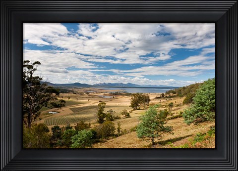 Framed Great Oyster Bay, Freycinet, Tasmania, Australia Print