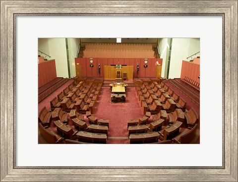 Framed Australia, Canberra, Parliament House, Capital Hill Print