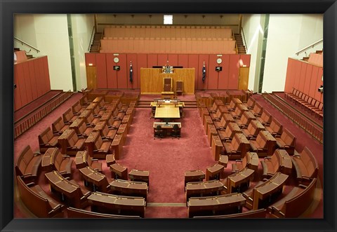 Framed Australia, Canberra, Parliament House, Capital Hill Print