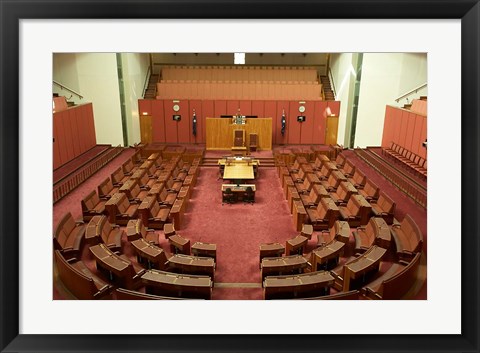 Framed Australia, Canberra, Parliament House, Capital Hill Print