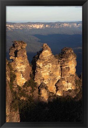 Framed Australia, New South Wales, Three sisters, rock formation Print