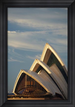 Framed Australia, Sydney, Early Light on Sydney Opera House Print