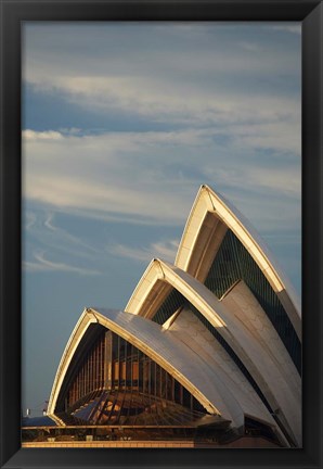 Framed Australia, Sydney, Early Light on Sydney Opera House Print