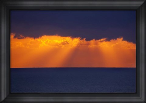 Framed Sunrise over Tasman Sea, Australia Print