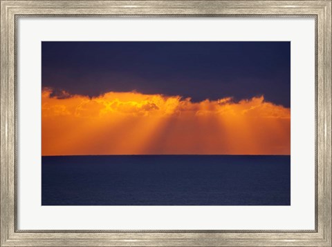 Framed Sunrise over Tasman Sea, Australia Print