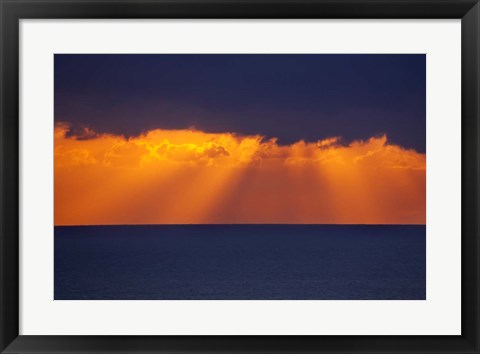 Framed Sunrise over Tasman Sea, Australia Print