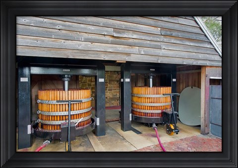 Framed Australia, Barossa, Rockford Winery, hydraulic presses Print