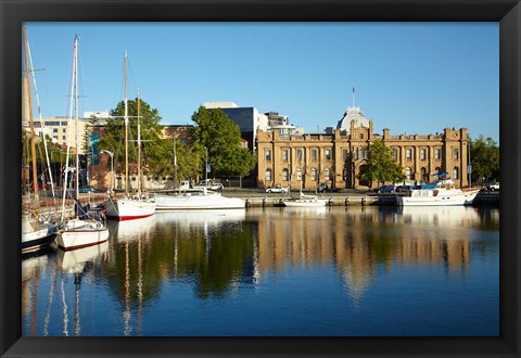 Framed Australia, Hobart, Museum and Art Gallery, Boats Print