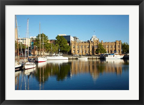 Framed Australia, Hobart, Museum and Art Gallery, Boats Print