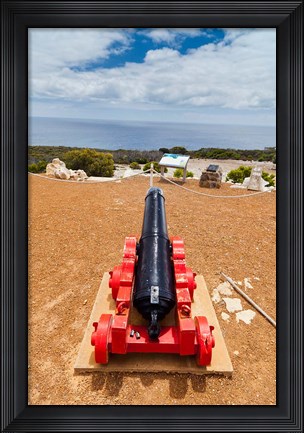 Framed Cape Borda Lighthouse, Kangaroo Island, Australia Print