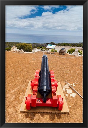 Framed Cape Borda Lighthouse, Kangaroo Island, Australia Print