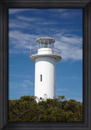 Framed Cape Tourville Lighthouse, Freycinet NP, Australia Print