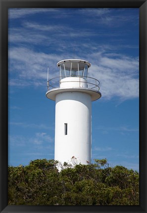 Framed Cape Tourville Lighthouse, Freycinet NP, Australia Print