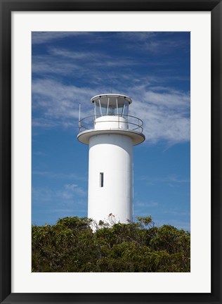 Framed Cape Tourville Lighthouse, Freycinet NP, Australia Print