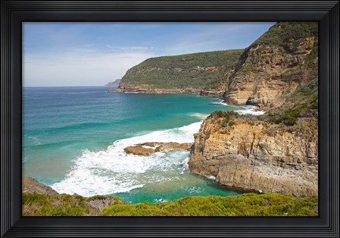 Framed Cliffs at Maingon Bay, Tasman Peninsula, Australia Print