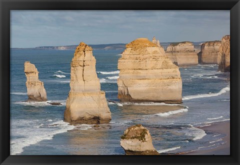 Framed Coastline, 12 Apostles, Great Ocean Road, Port Campbell NP, Victoria, Australia Print