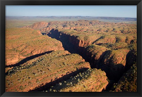 Framed Deep Gorge, Purnululu NP, Kimberley Region, Australia Print