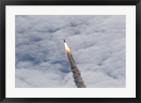 Framed Final Launch of Space Shuttle Atlantis Print