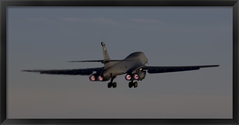 Framed B-1B Lancer, Dyess Air Force Base, Texas Print