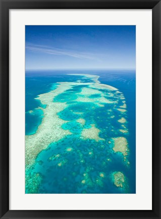 Framed Australia, Cairns, Great Barrier Reef, Elford Reef Print