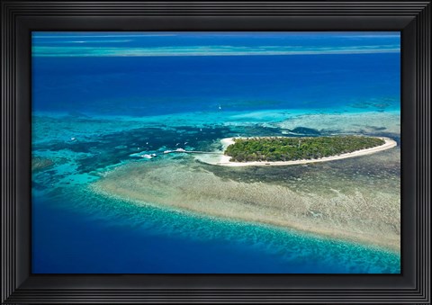 Framed Australia, Cairns, Great Barrier Reef, Green Island Print