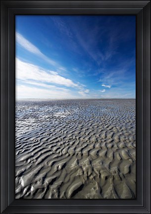 Framed Beach, Doctors Point, South Island, New Zealand (vertical) Print