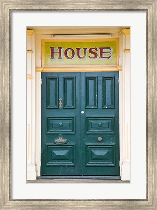 Framed Building detail in the historic district, Maryborough, Queensland, Australia Print