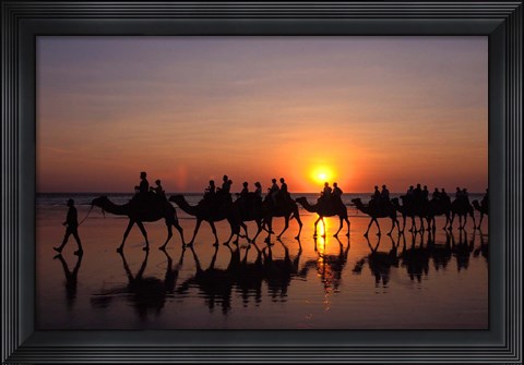 Framed Cable Beach, Broome, Kimberley, Australia Print
