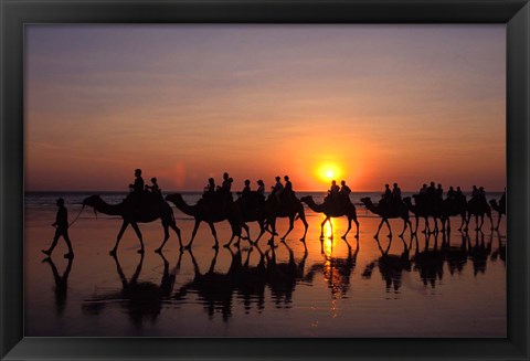 Framed Cable Beach, Broome, Kimberley, Australia Print