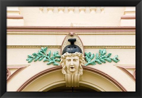 Framed Australia, Queensland, Maryborough Building detail Print